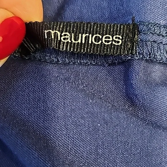 Maurices Royal Blue Pull-on Skirt - Picture 4 of 6